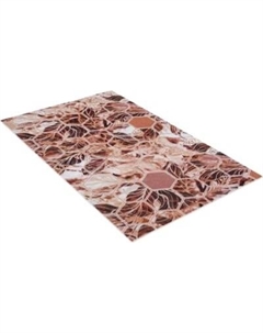 Коврик Shahintex Icarpet Print Антискользящий 109 Соты Флора 50x80 / 823109