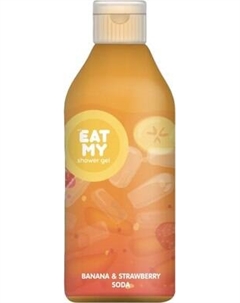 Гель для душа Eat My Бананово-клубничная содовая Eat my