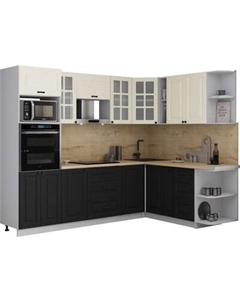 Кухонный гарнитур Интерлиния Мила Деко 1.88x2.6 PR