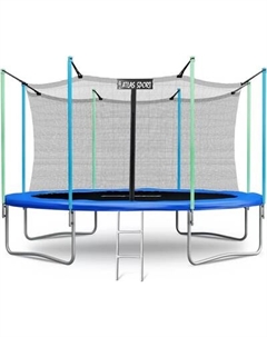 Батут Atlas Sport 374см 12ft с внутренней сеткой и лестницей Atlas sport