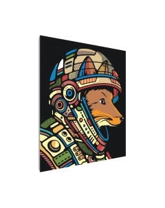 Картина по номерам PaintLine Лис космонавт / 2036809740883 Paintline