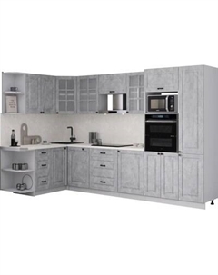 Кухонный гарнитур Интерлиния Мила Деко 1.68x3.2 LV