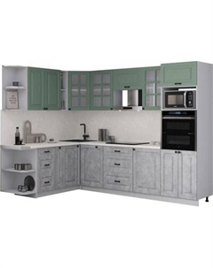 Кухонный гарнитур Интерлиния Мила Деко 1.88x2.8 LV