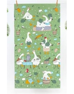 Полотенце АртПостель Банщик вафельное банное 80x150 Артпостель