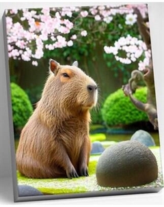 Картина по номерам Флюид Капибара 40x50 / HR0604