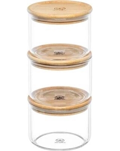 Набор емкостей для хранения Elan Gallery Crystal glass / 360192 Elan gallery