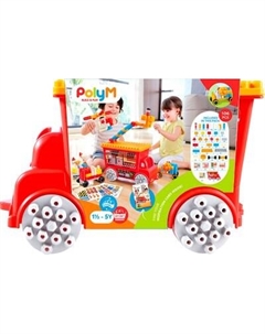 Конструктор PolyM Креатив Пожарно-спасательная машина / 761821_HP Polym