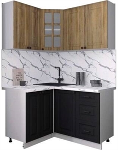 Кухонный гарнитур Интерлиния Мила Деко 1.2x1.4