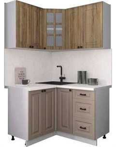 Кухонный гарнитур Интерлиния Мила Деко 1.2x1.3