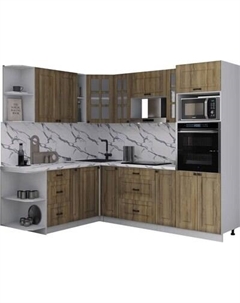 Кухонный гарнитур Интерлиния Мила Деко 1.88x2.4 LV