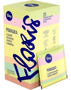 Чайный напиток Floris Ромашка с цедрой апельсина, корицей и имбирем