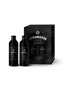 Набор косметики для тела и волос Q.P. Ambassador Dark Шампунь-кондиционер+Гель для душа Q.p