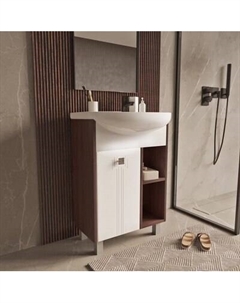 Тумба с умывальником Mixline Боско 65 550331 + Best 65 / BST65SLWB01