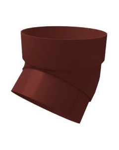 Колено трубы водосточной Grand Line Стандарт ПВХ 45 градусов Grand line