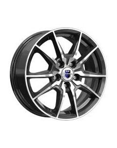 Литой диск K&K Адамар (КС886) 16x6.5" 5x114.3мм DIA 67.1мм ET 45мм Алмаз черный K&k