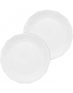 Набор тарелок Elan Gallery Розы / 540921 Elan gallery