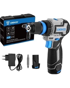 Аккумуляторная дрель-шуруповерт Deko Loner 12V PRO / 085-1122