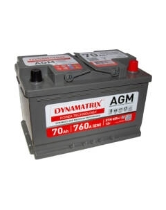 Автомобильный аккумулятор Dynamatrix-Korea AGM ETN 0 R+ DEK700 Dynamatrix-korea