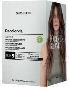 Порошок для осветления волос Selective Professional Decolorvit Ultra экстра эффективный Selective professional
