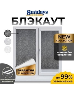 Рулонная штора Sundays Home LM 97-24 61х160 с 2-мя направляющими LM-15 150см Sundays home