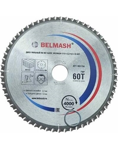 Пильный диск БЕЛМАШ 210x2.2/1.6x30 60T / RD175A Белмаш