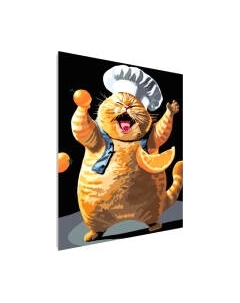 Картина по номерам PaintLine Кот повар / 2037916753056 Paintline