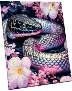 Картина по номерам Флюид Мерцающая змея 40x50 / SHR0567