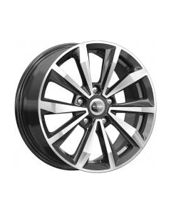 Литой диск K&K КС974 Qashqai 16x6.5" 5x114.3мм DIA 66.1мм ET 40мм Алмаз черный K&k