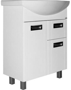 Тумба с умывальником Mixline Альфа 65 550330 + Best 65 / BST65SLWB01