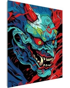 Картина по номерам PaintLine Японский демон / PL-00202 Paintline