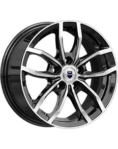 Литой диск K&K Фрост 15x6.5" 5x110мм DIA 65.1мм ET 35мм Алмаз черный K&k