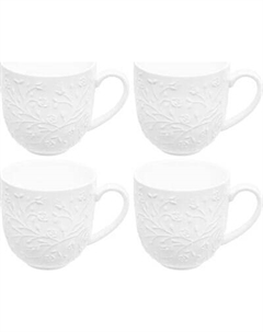 Набор кружек Elan Gallery Веточки-цветочки / 630057_4 Elan gallery