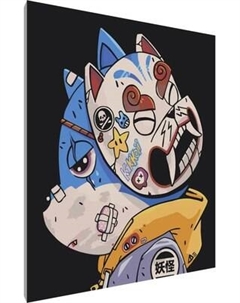 Картина по номерам PaintLine Кицунэ кот / PL-00046 Paintline