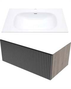 Тумба с умывальником ЗОВ Кито 80 / K80TS0MFLPM-M115W80 Зов