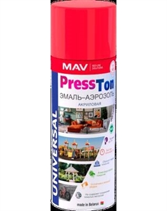 Эмаль MAV PressTon RAL2008 Акриловая универсальная глянцевая Mav
