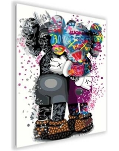 Картина по номерам PaintLine Kaws Hug / PL-00126 Paintline