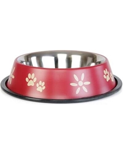 Миска для животных ZooZooZoo Лапки SWT-5008A-750/bordo Zoozoozoo