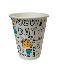 Набор бумажных стаканов Gecko Однослойный 250мл