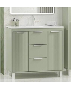 Тумба под умывальник Brevita Risacca Pistachio 90 / RIS-06090-0842Я