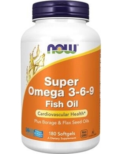 Жирные кислоты NOW Foods Super Omega 3-6-9 Now