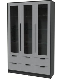 Шкаф с витриной Интерлиния Концепт КТ-ШВ3