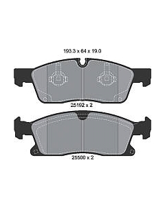 Тормозные колодки Textar 2519201