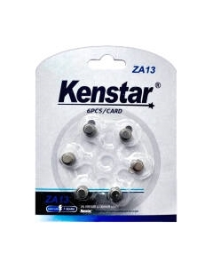 Комплект батареек Kenstar ZA13 BL-6 Zinc Air / KS-ZA13-BL6
