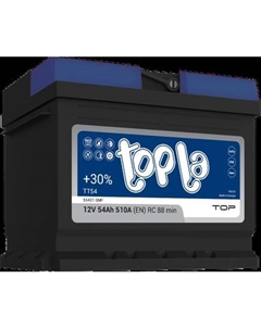 Автомобильный аккумулятор Topla R+ Top 54R L1 низкий