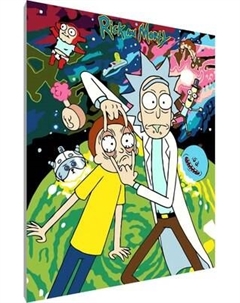 Картина по номерам PaintLine Rick and Morty / PL-00137 Paintline