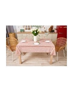 Скатерть Stolima Декор-шанс 5010-4 Цветочная фантазия/Пыльная роза айвори