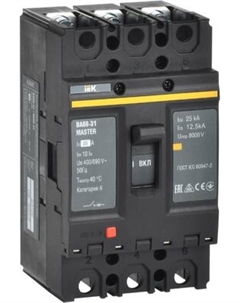 Выключатель автоматический IEK ВА88-31 3Р 25А 25кА / SVA00-3-0025-02 Iek