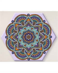 Картина по номерам Флюид Мандала от мудаков 37x32 / VFH0008