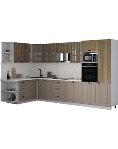 Кухонный гарнитур Интерлиния Мила Деко 1.88x3.4 LV