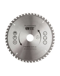 Пильный диск FIT Для циркулярных пил по дереву / 37694 Fit